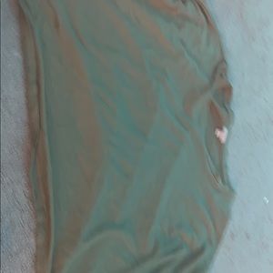 navy green crop top ruffle sweater